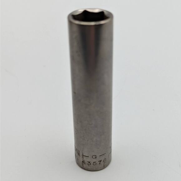 Craftsman Deep Socket 11/32 1/4" Drive 6 Point G Series 43576 - Picture 2 of 4